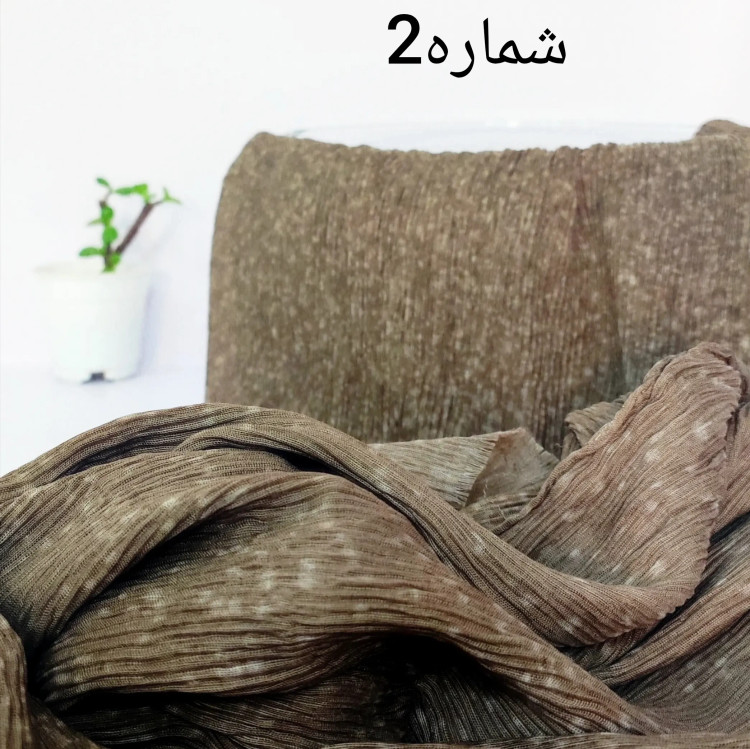 شال زنانه پلیسه موندیال بهاره قواره 70*200 مدل ضد لغزش