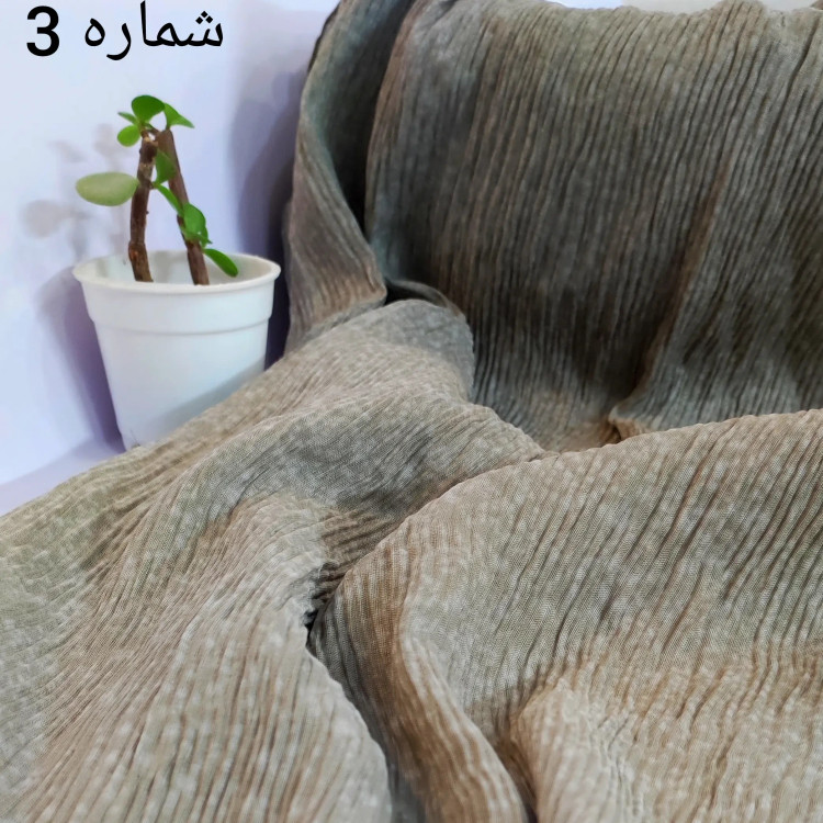 شال زنانه پلیسه موندیال قواره70*200 مدل سبک و راحت