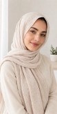 شال پلیسه موندیال نخی قواره 70*200 مدل خنک و سبک