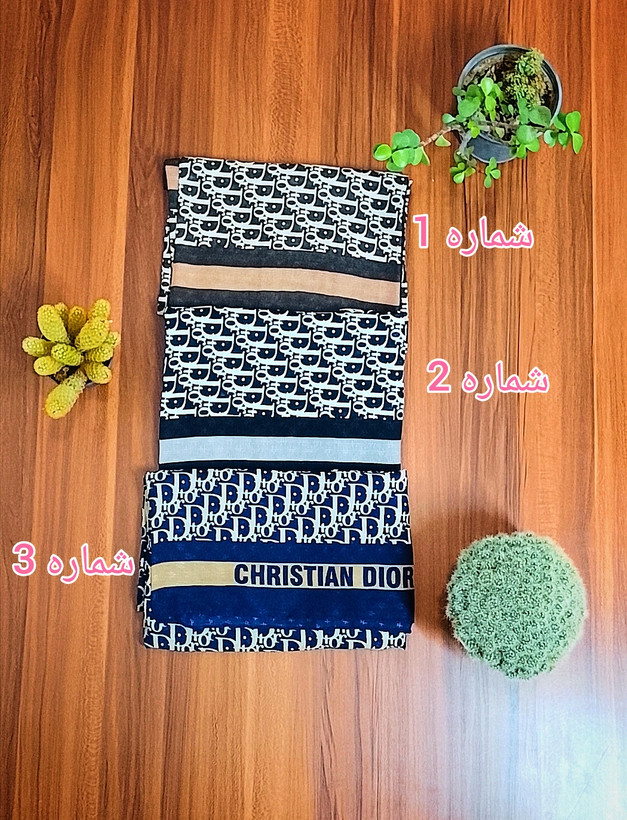 روسری زنانه گارزا طرح دیور قواره 100 دوردوخت 3رنگ خاص